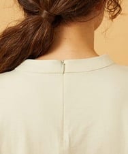 GJKJD32150 Jocomomola(ホコモモラ) 【接触冷感】Amigo フラワー刺繍プリントカットソー ライトイエロー