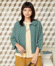 GJKJE36170 Jocomomola(ホコモモラ) Arte Libre ドッキングカットソー アイボリー