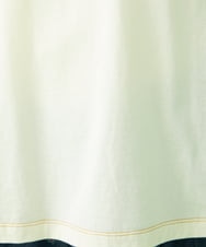 GJKJP05140 Jocomomola(ホコモモラ) Ventana 刺繍Tシャツ アイボリー