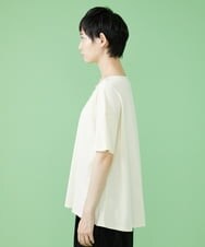 GJKJS02150 Jocomomola(ホコモモラ) Reunir フリルTシャツ アイボリー
