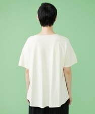 GJKJS02150 Jocomomola(ホコモモラ) Reunir フリルTシャツ アイボリー