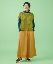 GJKJT39150 Jocomomola(ホコモモラ) Desnivel レースハイネックカットソー パープル