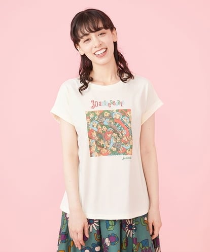 GJKJT70100 Jocomomola Aniversario アーカイブプリントTシャツ