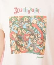 GJKJT70100 Jocomomola(ホコモモラ) Aniversario アーカイブプリントTシャツ アイボリー