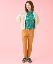 GJKJV30150 Jocomomola(ホコモモラ) 【接触冷感】Rosquillas プリント半袖カットソー アイボリー