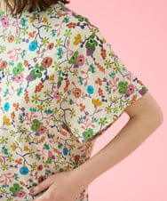 GJKJV30150 Jocomomola(ホコモモラ) 【接触冷感】Rosquillas プリント半袖カットソー アイボリー