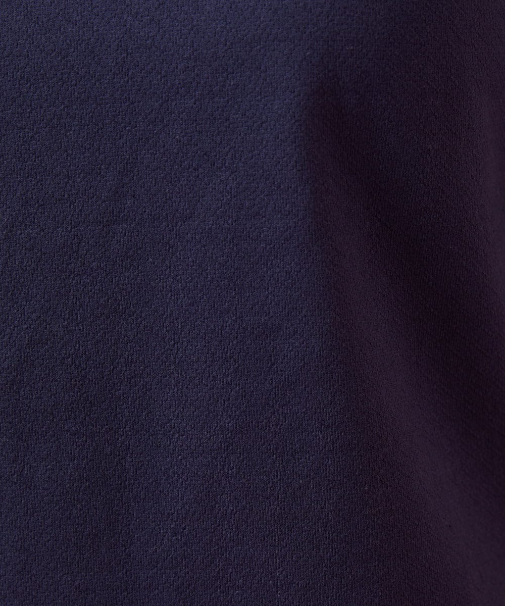 GJKJW35150 Jocomomola(ホコモモラ) ハニカムジャカード メロウモックネックカットソー イエロー