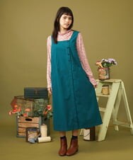 GJKLD35140 Jocomomola(ホコモモラ) 【日本製】Difuminado フラワープリントハイネックカットソー ピンク