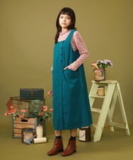 GJKLD35140 Jocomomola(ホコモモラ) 【日本製】Difuminado フラワープリントハイネックカットソー ピンク