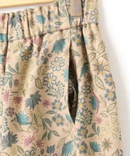 GJLAE03220 Jocomomola(ホコモモラ) Calle de Bordadores フラワープリントワイドパンツ ベージュ