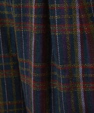 GJLAE41220 Jocomomola(ホコモモラ) Arriate チェック柄ワイドパンツ ネイビー