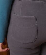 GJLAE43180 Jocomomola(ホコモモラ) Brillito 裏起毛ストレッチパンツ ブラウン