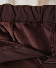 GJLAE43180 Jocomomola(ホコモモラ) Brillito 裏起毛ストレッチパンツ ブラウン