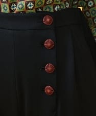 GJLAT53190 Jocomomola(ホコモモラ) R/Nyポンチ テーパードパンツ ブルーグリーン