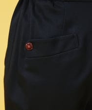 GJLAT53190 Jocomomola(ホコモモラ) R/Nyポンチ テーパードパンツ ブルーグリーン