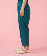 GJLAT53190 Jocomomola(ホコモモラ) R/Nyポンチ テーパードパンツ ブルーグリーン