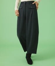 GJLAV72200 Jocomomola(ホコモモラ) Dormir ジャカードパンツ ブラック
