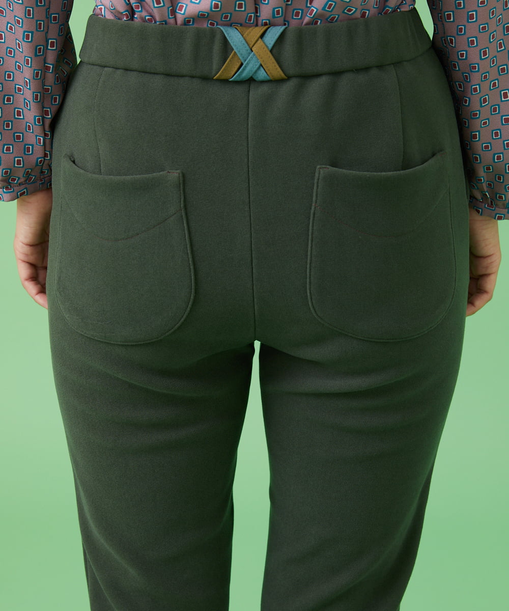 GJLAW45160 Jocomomola(ホコモモラ) Caliente ストレッチパンツ カーキ