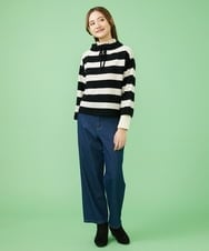 GJLAW47180 Jocomomola(ホコモモラ) デニムストレートパンツ ネイビー
