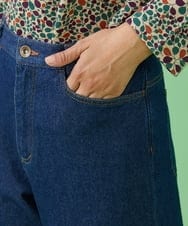 GJLAW47180 Jocomomola(ホコモモラ) デニムストレートパンツ ネイビー