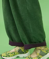 GJLCA31200 Jocomomola(ホコモモラ) ピーチ起毛ワイドパンツ アイボリー