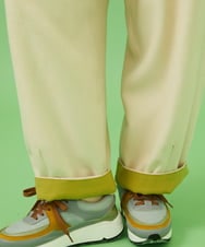 GJLCA31200 Jocomomola(ホコモモラ) ピーチ起毛ワイドパンツ アイボリー