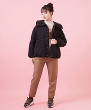 GJLCA41200 Jocomomola(ホコモモラ) Pliegue フリルテーパードパンツ ベージュ