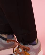 GJLCA41200 Jocomomola(ホコモモラ) Pliegue フリルテーパードパンツ ベージュ