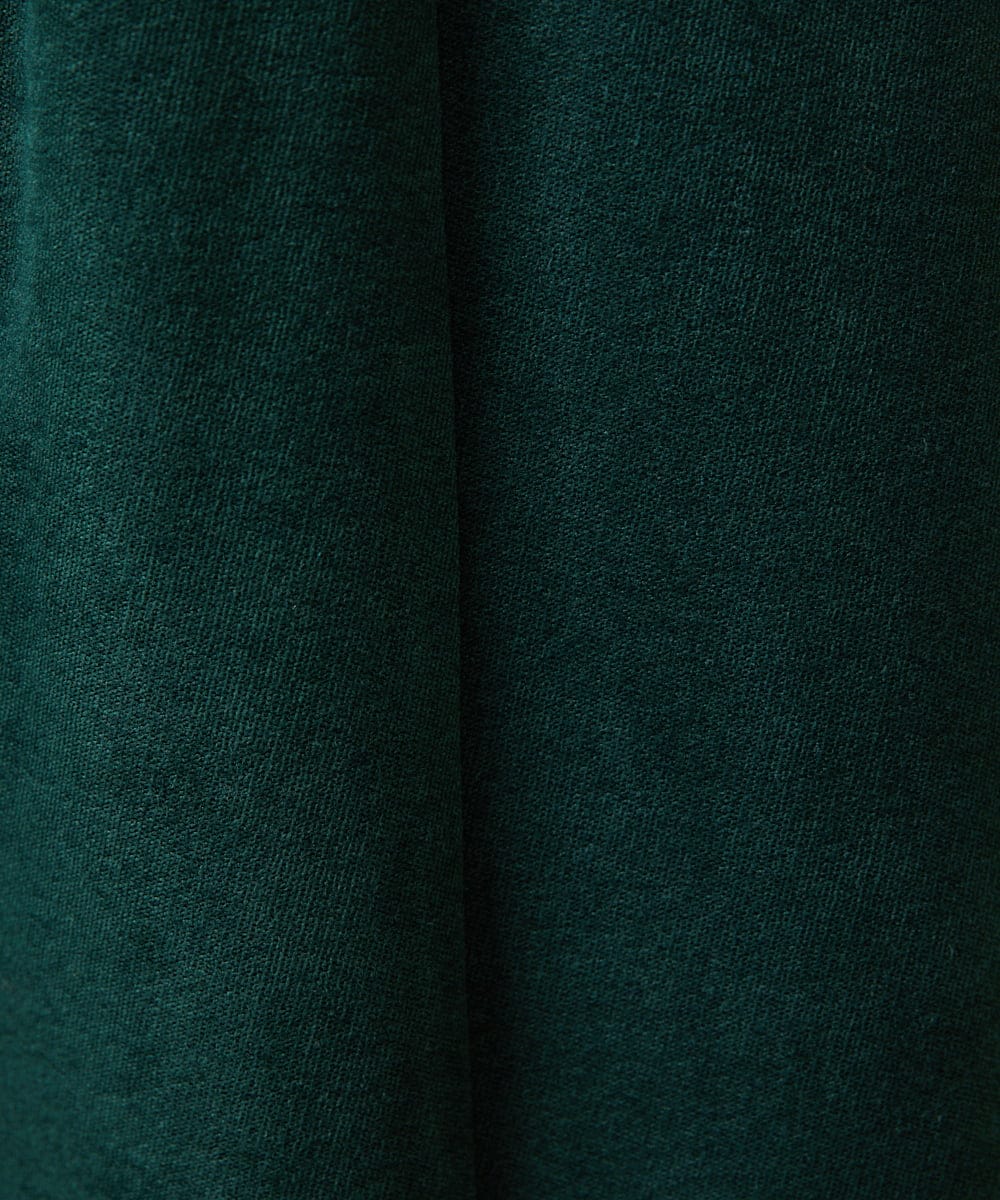 GJLCD32200 Jocomomola(ホコモモラ) Pradera ピーチ起毛ワイドパンツ グリーン