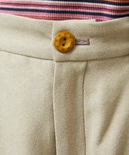 GJLCD32200 Jocomomola(ホコモモラ) Pradera ピーチ起毛ワイドパンツ ベージュ