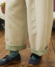 GJLCD32200 Jocomomola(ホコモモラ) Pradera ピーチ起毛ワイドパンツ ベージュ