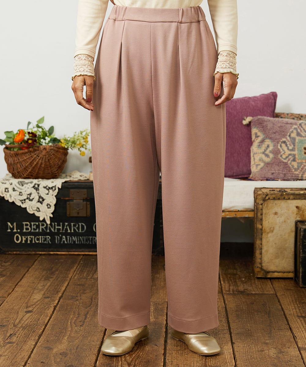 GJLCD51220 Jocomomola(ホコモモラ) ポンチストレッチパンツ ピンク