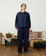 GJLCD51220 Jocomomola(ホコモモラ) ポンチストレッチパンツ ピンク