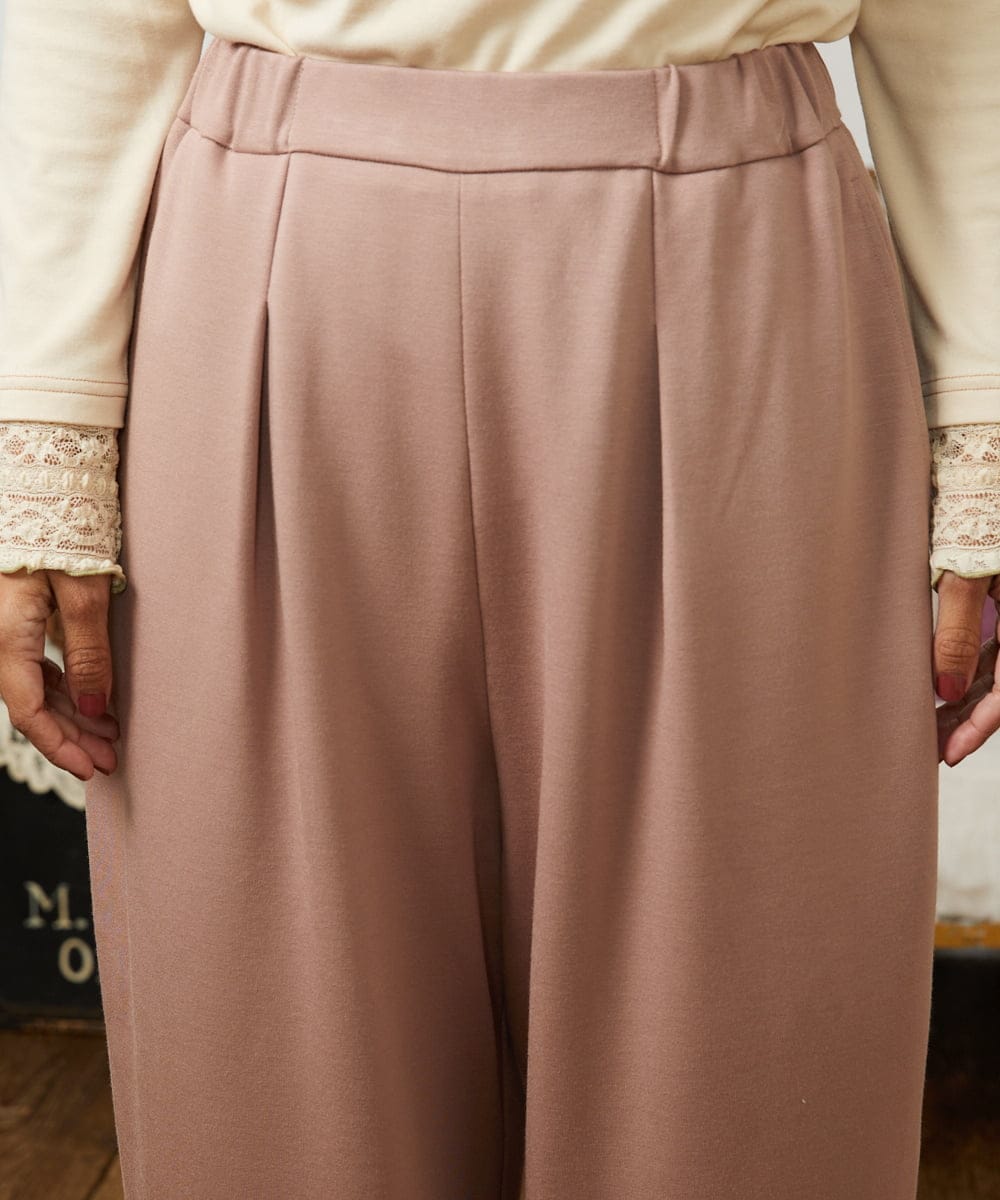 GJLCD51220 Jocomomola(ホコモモラ) ポンチストレッチパンツ ピンク