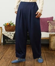 GJLCD51220 Jocomomola(ホコモモラ) ポンチストレッチパンツ ネイビー