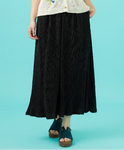 GJLDB41200 Jocomomola Ondas プリーツワイドイージーパンツ