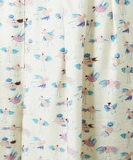 GJLDD01220 Jocomomola(ホコモモラ) Palominos 鳥プリントワイドパンツ アイボリー