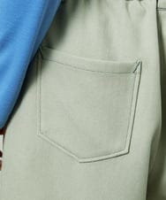 GJLDD36180 Jocomomola(ホコモモラ) Pluma de flecha カーブシルエットパンツ ライトグリーン