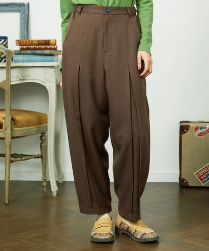 GJLDD36180 Jocomomola Pluma de flecha カーブシルエットパンツ