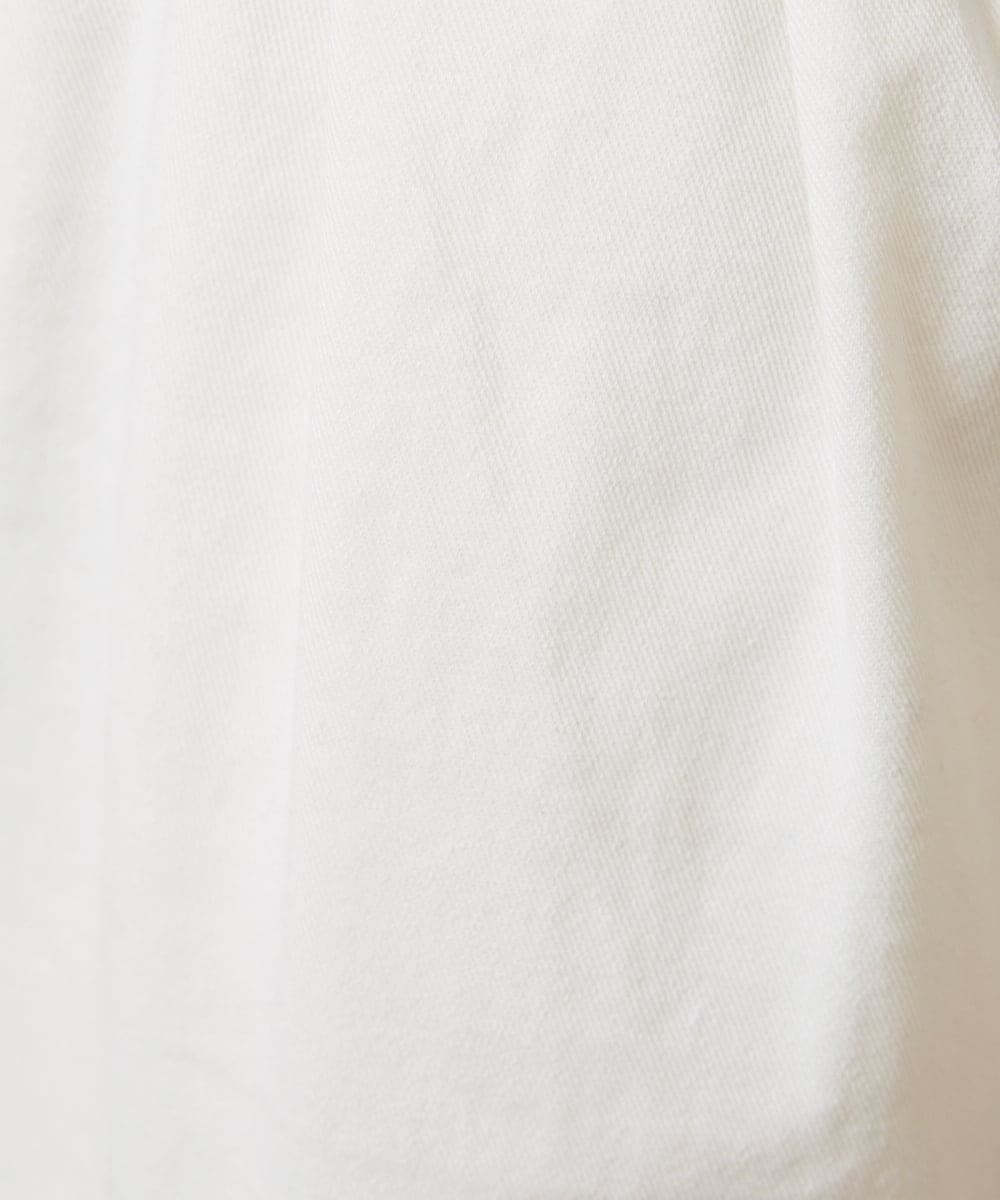 GJLDE40180 Jocomomola(ホコモモラ) カツラギカーブシルエットパンツ アイボリー