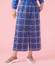 GJLDT02220 Jocomomola(ホコモモラ) Azul チェックパンツ ブルー