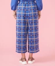 GJLDT02220 Jocomomola(ホコモモラ) Azul チェックパンツ ブルー