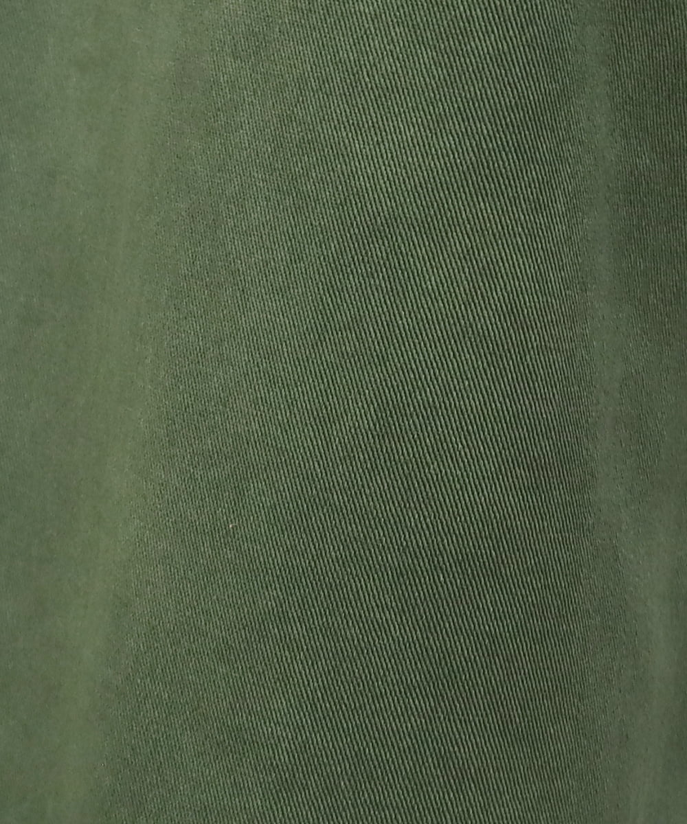 フラワー刺繍 カラーデニムパンツ(クロップド・半端丈パンツ 