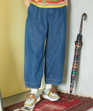 GJLGA31180 Jocomomola(ホコモモラ) Reflejo 配色デニムパンツ イエロー