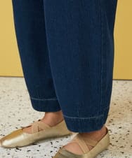 GJLGA31180 Jocomomola(ホコモモラ) Reflejo 配色デニムパンツ グリーン