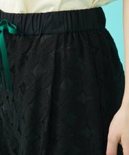 Flor 総レースワイドパンツ(ガウチョ・ワイドパンツ