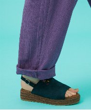 GJLGB39190 Jocomomola(ホコモモラ) Guijarro サッカーテーパードパンツ ベージュ