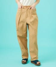 GJLGB39190 Jocomomola(ホコモモラ) Guijarro サッカーテーパードパンツ ベージュ