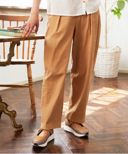 GJLGB39190 Jocomomola Guijarro サッカーテーパードパンツ