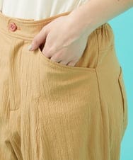 GJLGB39190 Jocomomola(ホコモモラ) Guijarro サッカーテーパードパンツ ベージュ